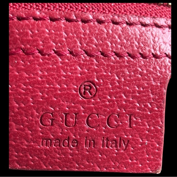 GUCCI RED LEATHER CANVAS GG HORSEBIT VINTAGE Y2K EQUESTRIAN SHOULDER BAG - Picture 7 of 10
